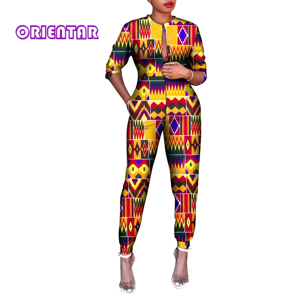 Fashion Women Jumpsuit African Style Ankara Floral Print Short Sleeve Bodysuit Casual Women African Clothes Plus Size 6XL Wy9286
Fashion Women Jumpsuit African Style Ankara Floral Print Short Sleeve Bodysuit Casual Women African Clothes Plus Size 6XL Wy9286
