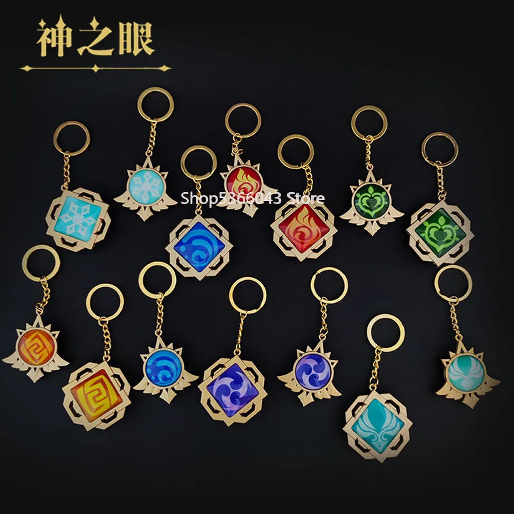 Game Genshin Impact Vision Lnazuma Ganyu Keqing Wendi Keychain Luminous 7 Element Weapons Eye Of Original God Toy KeyRing Gift
Game Genshin Impact Vision Lnazuma Ganyu Keqing Wendi Keychain Luminous 7 Element Weapons Eye Of Original God Toy KeyRing Gift