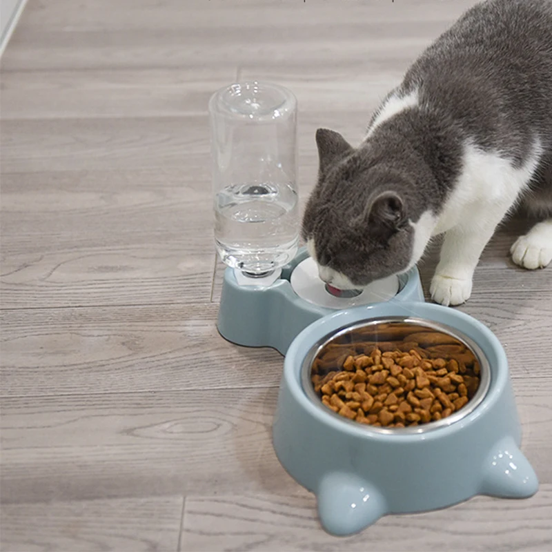 Pet Bowl Anti-tipping Automatic Drinking Water Feeder Cup Set Dog Food Bowl Automatic Water Refilling Double Bowl Pet Supplies
Pet Bowl Anti-tipping Automatic Drinking Water Feeder Cup Set Dog Food Bowl Automatic Water Refilling Double Bowl Pet Supplies