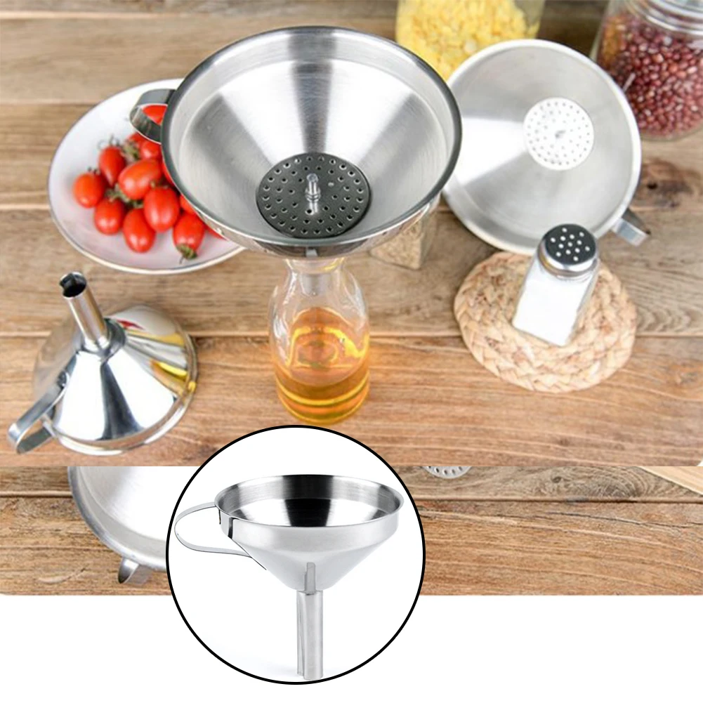 Stainless Steel Kitchen Tool Funnel Detachable Strainer Filter Y-shaped Wine Leak Oil Leak Funnel With Filter Mesh
Stainless Steel Kitchen Tool Funnel Detachable Strainer Filter Y-shaped Wine Leak Oil Leak Funnel With Filter Mesh