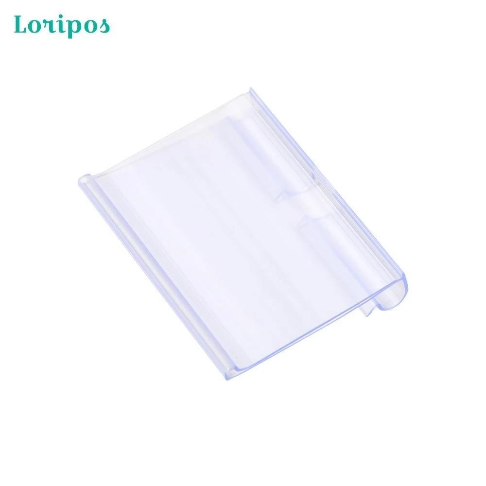 60pcs Clear Plastic Display Holder Double Hook Wire Shelf Retail Price Tag Label Rack Merchandise Sign Card Stand
60pcs Clear Plastic Display Holder Double Hook Wire Shelf Retail Price Tag Label Rack Merchandise Sign Card Stand