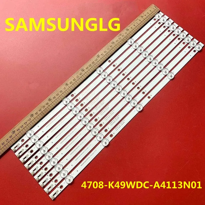 Светодиодная лента для подсветки 4 лампы Philips K490WDC1 49U5070 4708-K49WDC-A4113N01 A2213N01 49PUF6032/T3 |