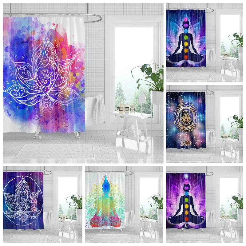India Nationality Style Shower Curtain Meditation Pattern Mandala Polyester Waterproof Bath Curtain For Bathroom
India Nationality Style Shower Curtain Meditation Pattern Mandala Polyester Waterproof Bath Curtain For Bathroom