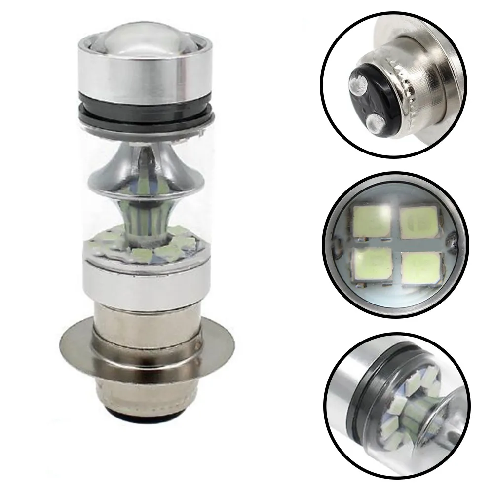 Motorcycle Light PX15D H6 100W 20SMD LED Headlight Motorcycle Light Accessories DC 12V-28V Motorcycle Led Light For Motorcycles
Motorcycle Light PX15D H6 100W 20SMD LED Headlight Motorcycle Light Accessories DC 12V-28V Motorcycle Led Light For Motorcycles