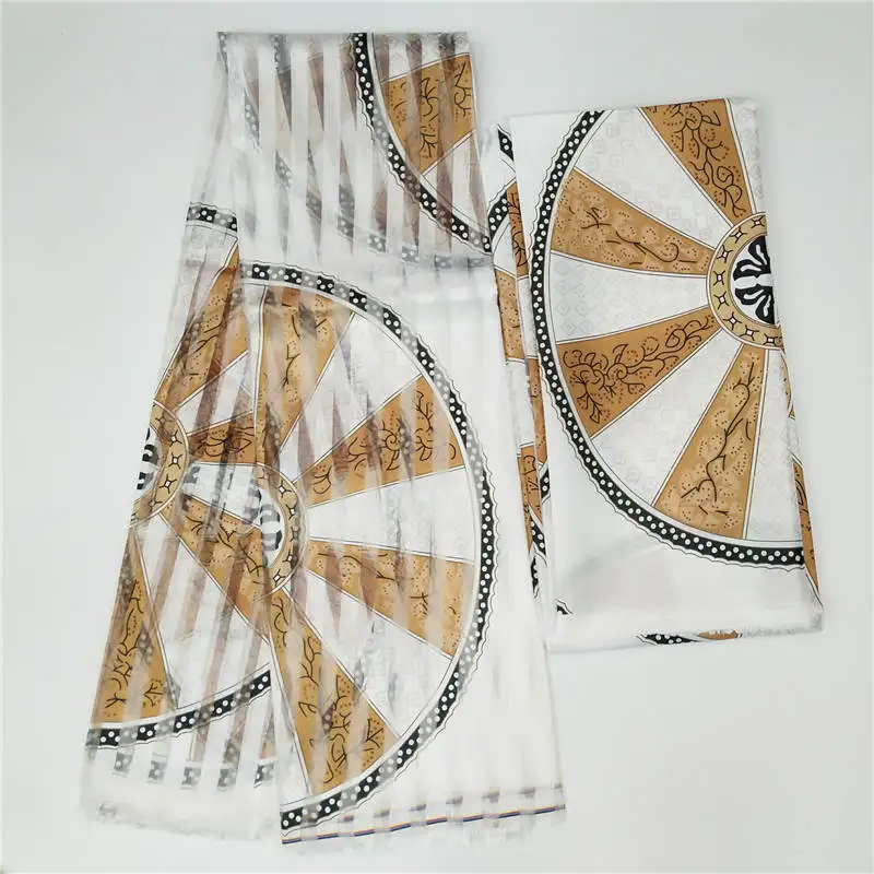 New African silk wax fabric Digital printing satin wax fabric for dress African wax silk fabric with chiffon set for party dress
New African silk wax fabric Digital printing satin wax fabric for dress African wax silk fabric with chiffon set for party dress