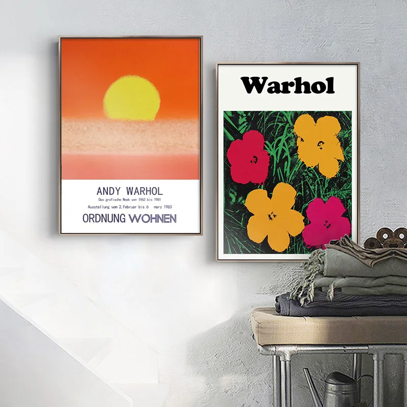 Andy Warhol Flower Sunset Abstract Art Print Vintage Exhibition Poster Burnt Orange Wall Pictures Canvas Painting Gallery Decor
Andy Warhol Flower Sunset Abstract Art Print Vintage Exhibition Poster Burnt Orange Wall Pictures Canvas Painting Gallery Decor