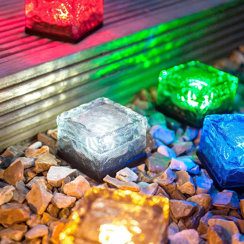 New Glass Stone Solar Powered Crystal Brick LED Night Lamp for Garden Yard Christmas Decor NE
New Glass Stone Solar Powered Crystal Brick LED Night Lamp for Garden Yard Christmas Decor NE