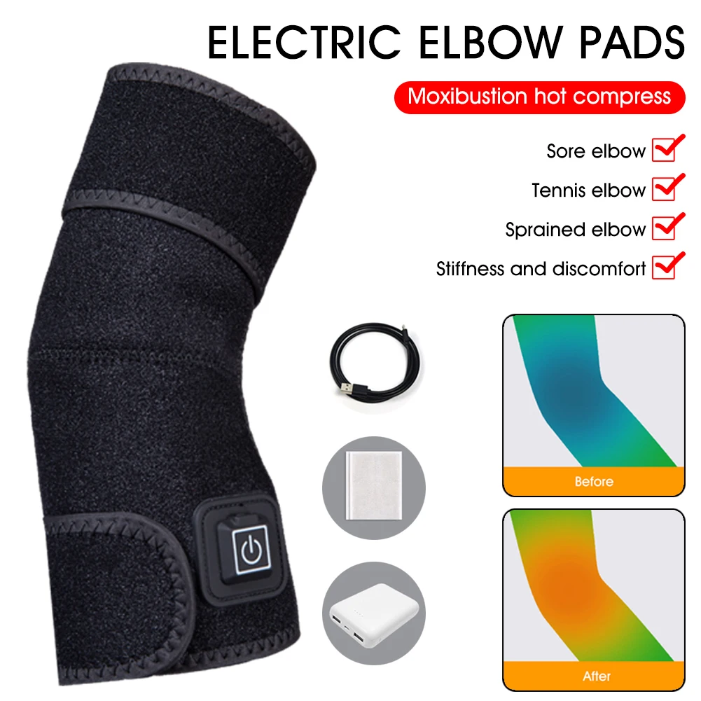 Heated Elbow Brace Heating Elbow Wrap Pad with 3 Level Temperature Adjustment Therapy Pain Relief for Tendonitis Arthritis
Heated Elbow Brace Heating Elbow Wrap Pad with 3 Level Temperature Adjustment Therapy Pain Relief for Tendonitis Arthritis