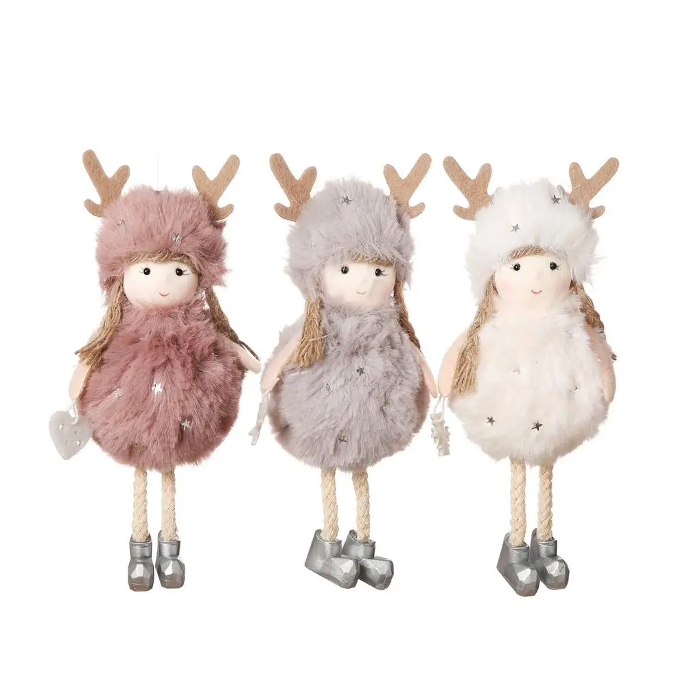 3 Pcs Christmas Tree Hanging Ornaments Angel Girl Dolls Children Plush Toys Home Decoration Pendant For Baby Soothing Toys
3 Pcs Christmas Tree Hanging Ornaments Angel Girl Dolls Children Plush Toys Home Decoration Pendant For Baby Soothing Toys
