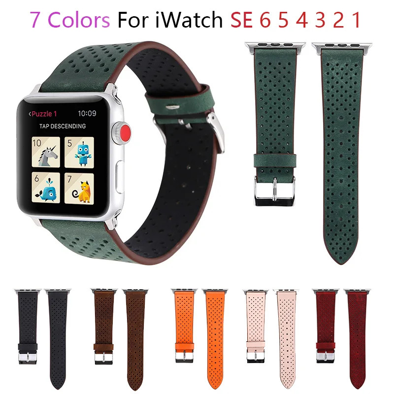 Спортивный кожаный ремешок для часов apple watch band SE 6 5 40 мм 44 мм Ретро ремешки для браслетов iWatch series 4 3 38 мм 42 мм
Спортивный кожаный ремешок для часов apple watch band SE 6 5 40 мм 44 мм Ретро ремешки для браслетов iWatch series 4 3 38 мм 42 мм