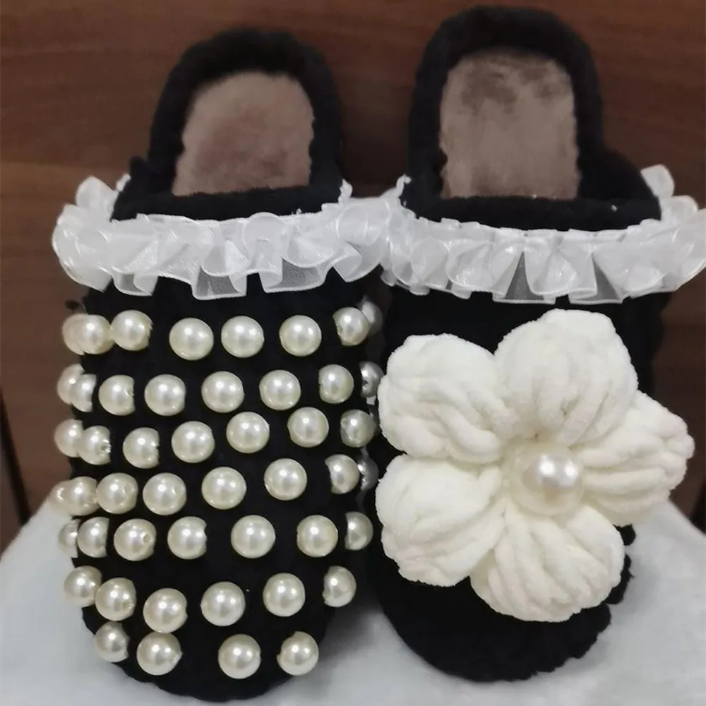 DIY Shoes Accessiories Handmade Casual Cute Home Slippers White shoes Material
DIY Shoes Accessiories Handmade Casual Cute Home Slippers White shoes Material