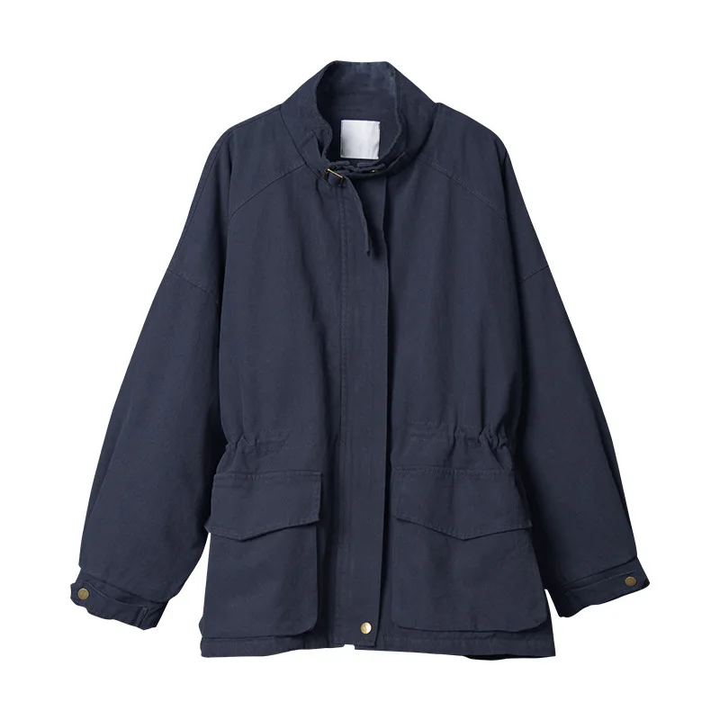 / Fall winter 2020 new loose Plush washed cotton jacket women's Korean BF retro Jacket Medium Length casual top 
/ Fall winter 2020 new loose Plush washed cotton jacket women's Korean BF retro Jacket Medium Length casual top