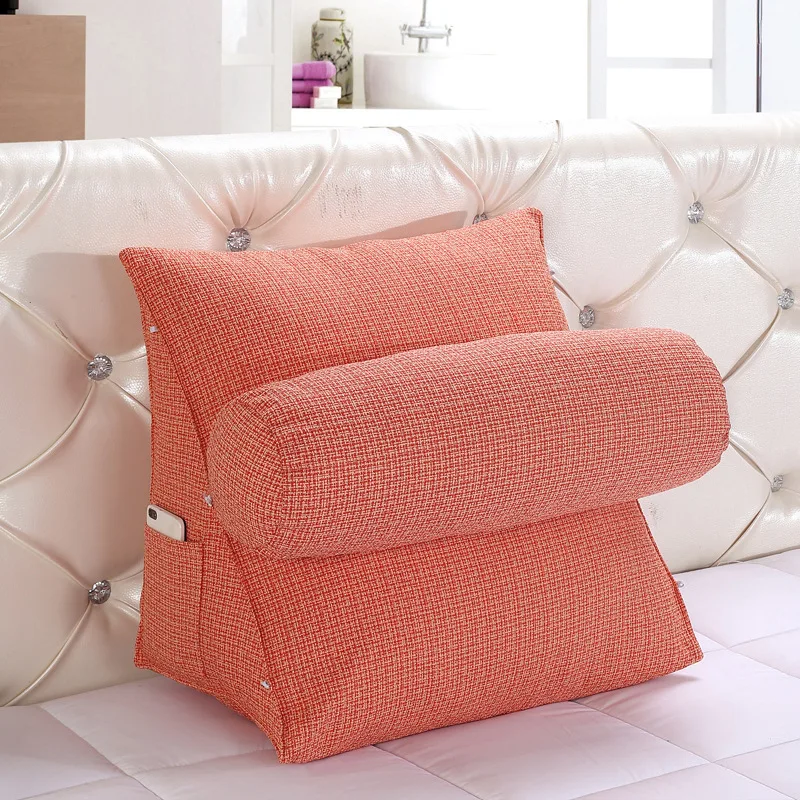 Triangle Cushion Bed Waist Rest Back Riangular Cushion Bed Tatami Lumbar Pillow with Pillow Inner Office 50C074
Triangle Cushion Bed Waist Rest Back Riangular Cushion Bed Tatami Lumbar Pillow with Pillow Inner Office 50C074