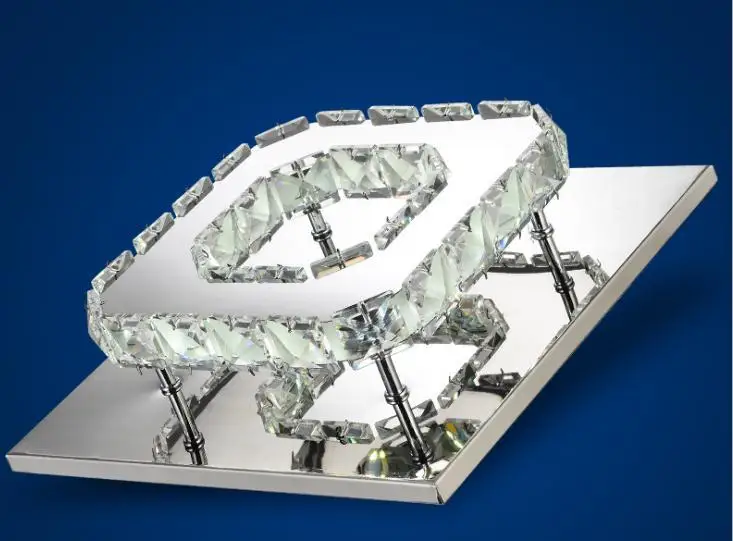 Современный светодиодный потолочный светильник с квадратным кристаллом Lustre Luminarias Para Sala светодиодный светильник для дома, коридора, балкон... 
Современный светодиодный потолочный светильник с квадратным кристаллом Lustre Luminarias Para Sala светодиодный светильник для дома, коридора, балкон...