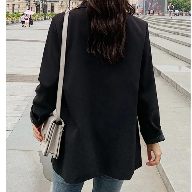 GOOHOJIO 2020 New Solid Color Oversized Ladies Blazers Long Sleeve Temperament Vintage Coats Women Autumn Blazer Women Jackets
GOOHOJIO 2020 New Solid Color Oversized Ladies Blazers Long Sleeve Temperament Vintage Coats Women Autumn Blazer Women Jackets