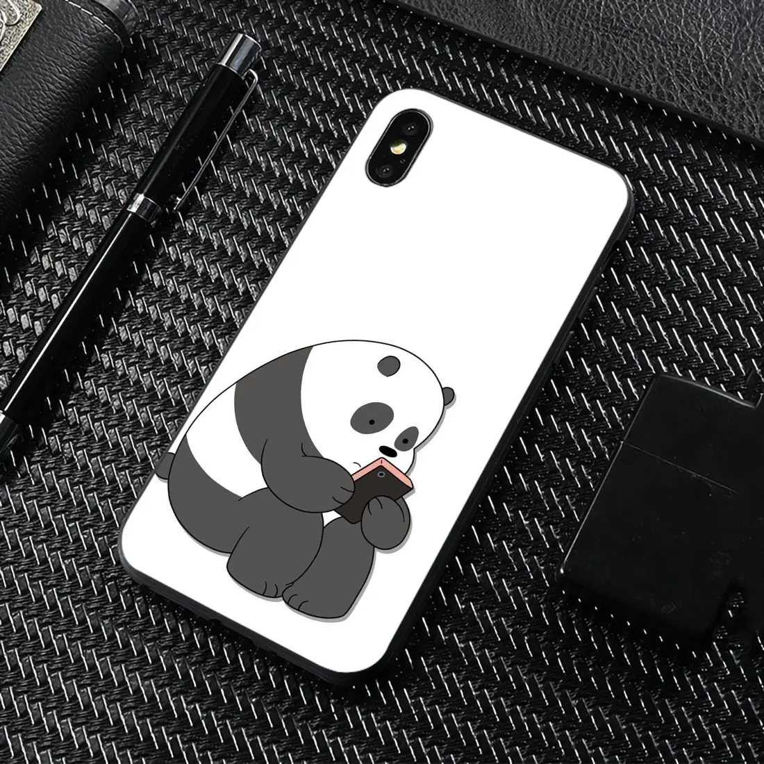 Мультяшная панда любовь сердце для ZTE Blade A910 A610 A530 A510 Oneplus One plus 3T 5T 6T 6 7 7T Pro