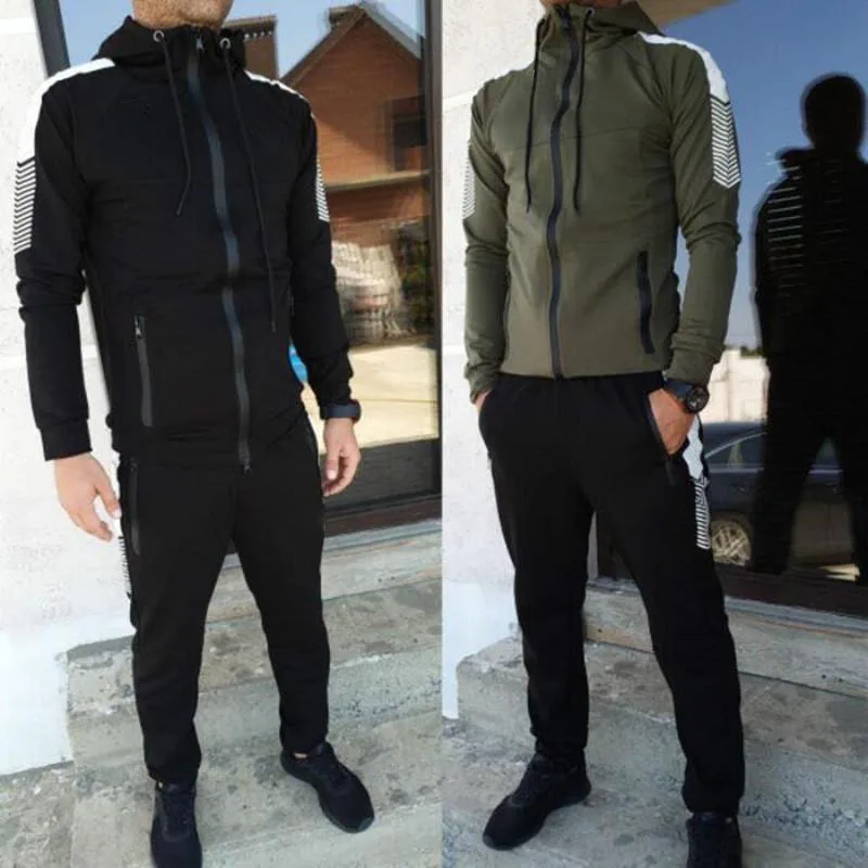 New Brand Tracksuit Men Casual Hooded Set Zipper Printing Man Sportswear+Pants Sport Suits spring fashion Street Men's Clothing
New Brand Tracksuit Men Casual Hooded Set Zipper Printing Man Sportswear+Pants Sport Suits spring fashion Street Men's Clothing