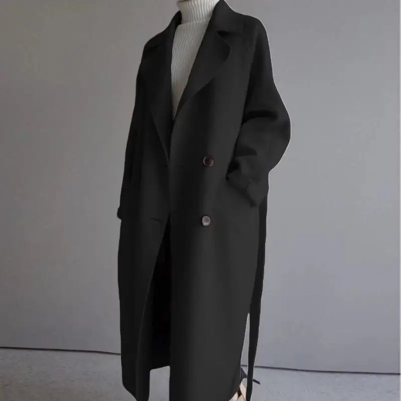coat autumn Wool and winter 2021 new women's clothing Korean Middle and long waist student yuan Sufeng double faced woolen coat
coat autumn Wool and winter 2021 new women's clothing Korean Middle and long waist student yuan Sufeng double faced woolen coat