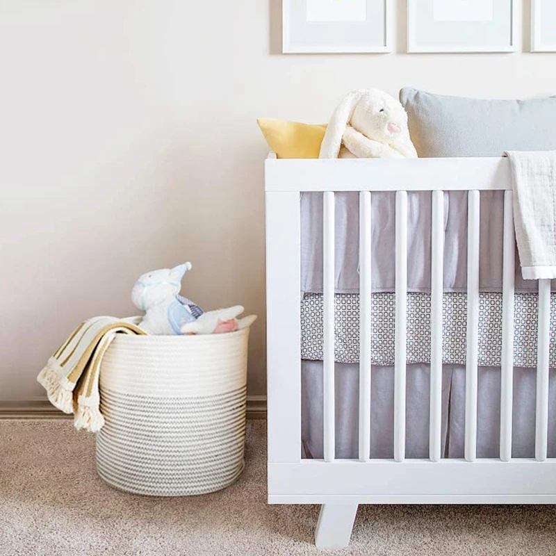 Cotton Rope Plant Basket Modern Indoor Planter Flower Pot Woven Storage Organizer with Handles Home Decor
Cotton Rope Plant Basket Modern Indoor Planter Flower Pot Woven Storage Organizer with Handles Home Decor