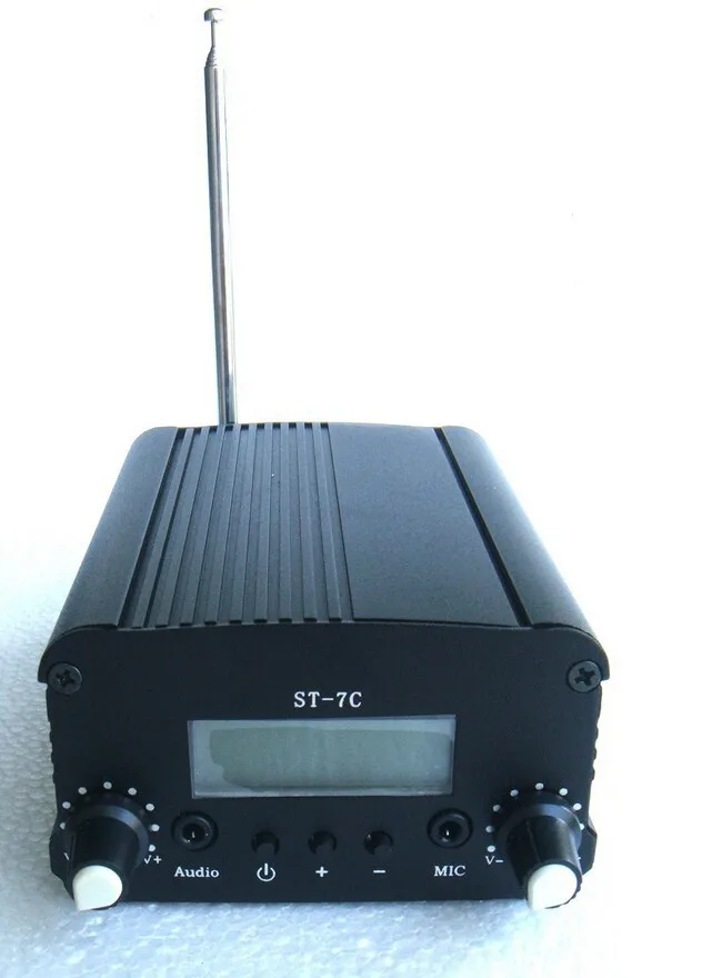1 Вт/7 Вт ST-7C FM стерео вещания радио fm-трансмиттер станция аудио конвертер 1kw |