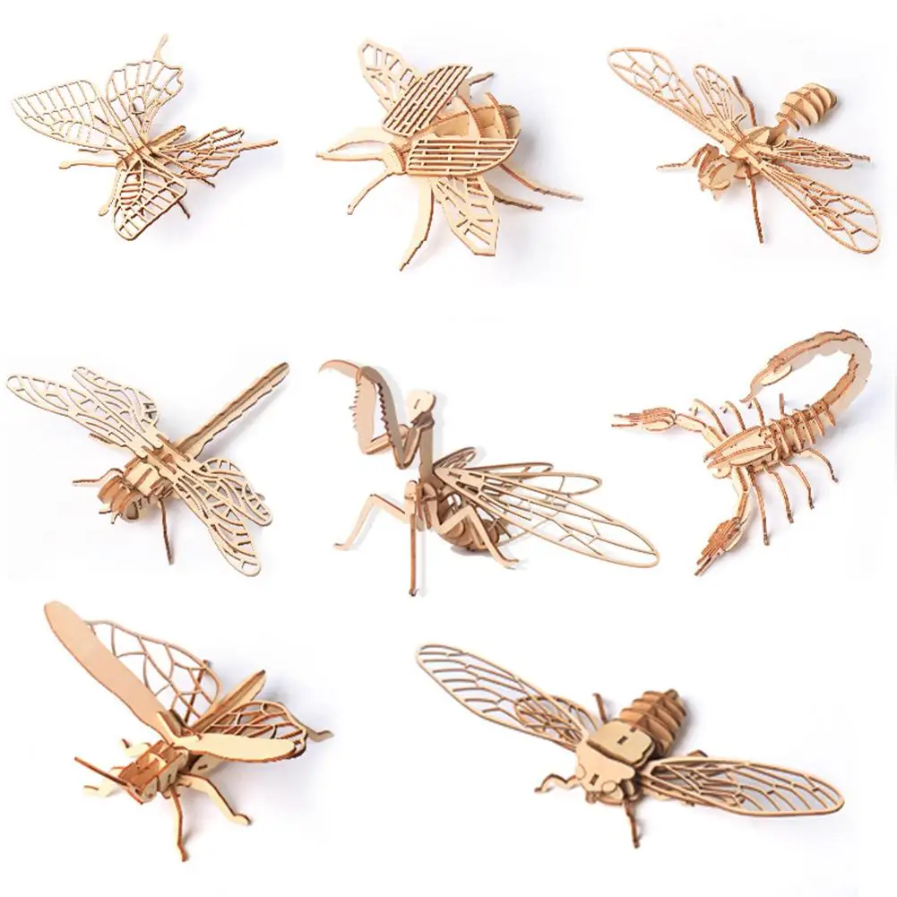kids 3D Insect Puzzles Toy Wooden Butterfly Insect Model Puzzles DIY Assembly Crafts Education Kids Toy
kids 3D Insect Puzzles Toy Wooden Butterfly Insect Model Puzzles DIY Assembly Crafts Education Kids Toy