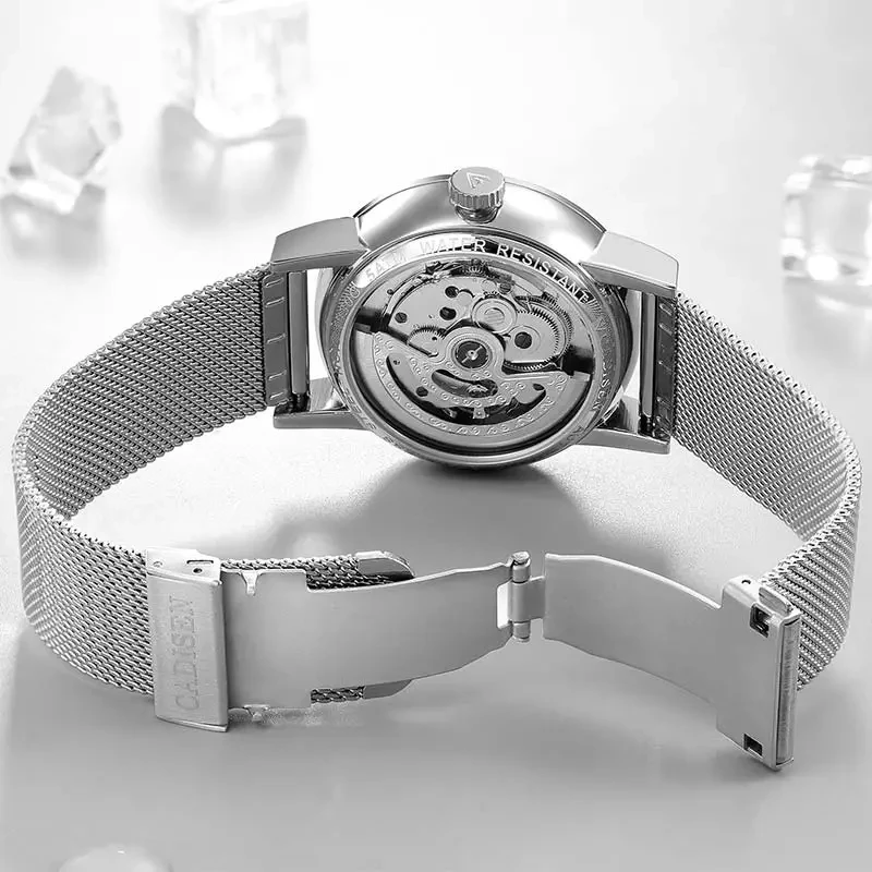 CADISEN Automatic Mechanical Seagulls Mens watches Top Brand Luxury Fashion Sport Wristwatch Men Waterproof Energy Storage Clock
CADISEN Automatic Mechanical Seagulls Mens watches Top Brand Luxury Fashion Sport Wristwatch Men Waterproof Energy Storage Clock