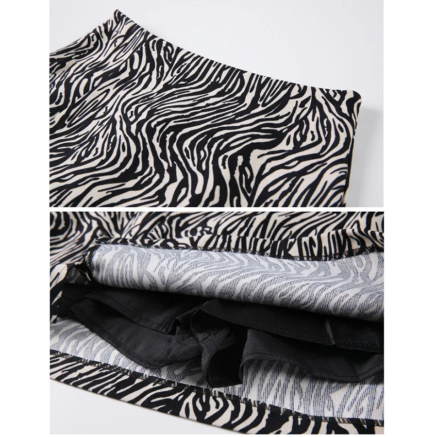 BETHQUENOY Jupe Femme Mini Black Skirt Women 2021 Faldas Mujer Saias Mulher Zebra Pattern Skirts Midi Plisada Spodnica Damska
BETHQUENOY Jupe Femme Mini Black Skirt Women 2021 Faldas Mujer Saias Mulher Zebra Pattern Skirts Midi Plisada Spodnica Damska