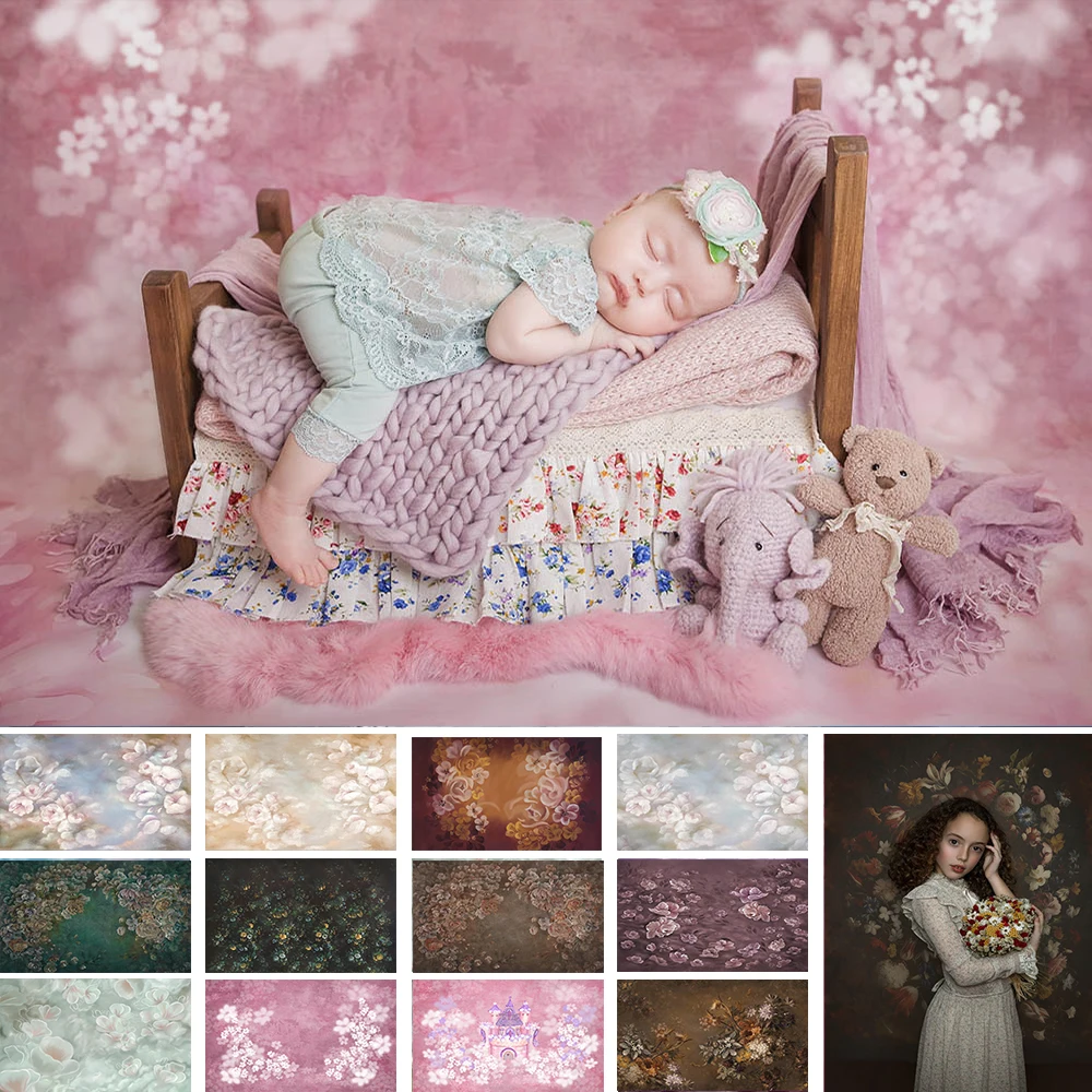 MOCSICKA Vintage Flower Photography Backdrop Newborn Baby Girl Maternity Artistic Portrait Background Children Photo Studio
MOCSICKA Vintage Flower Photography Backdrop Newborn Baby Girl Maternity Artistic Portrait Background Children Photo Studio