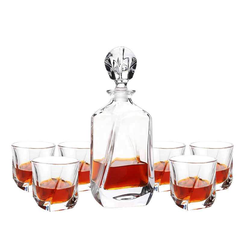 7 pieces set glass red wine glass whiskey brandy glass red wine bottle glass Decanter creative Household drinkware set
7 pieces set glass red wine glass whiskey brandy glass red wine bottle glass Decanter creative Household drinkware set