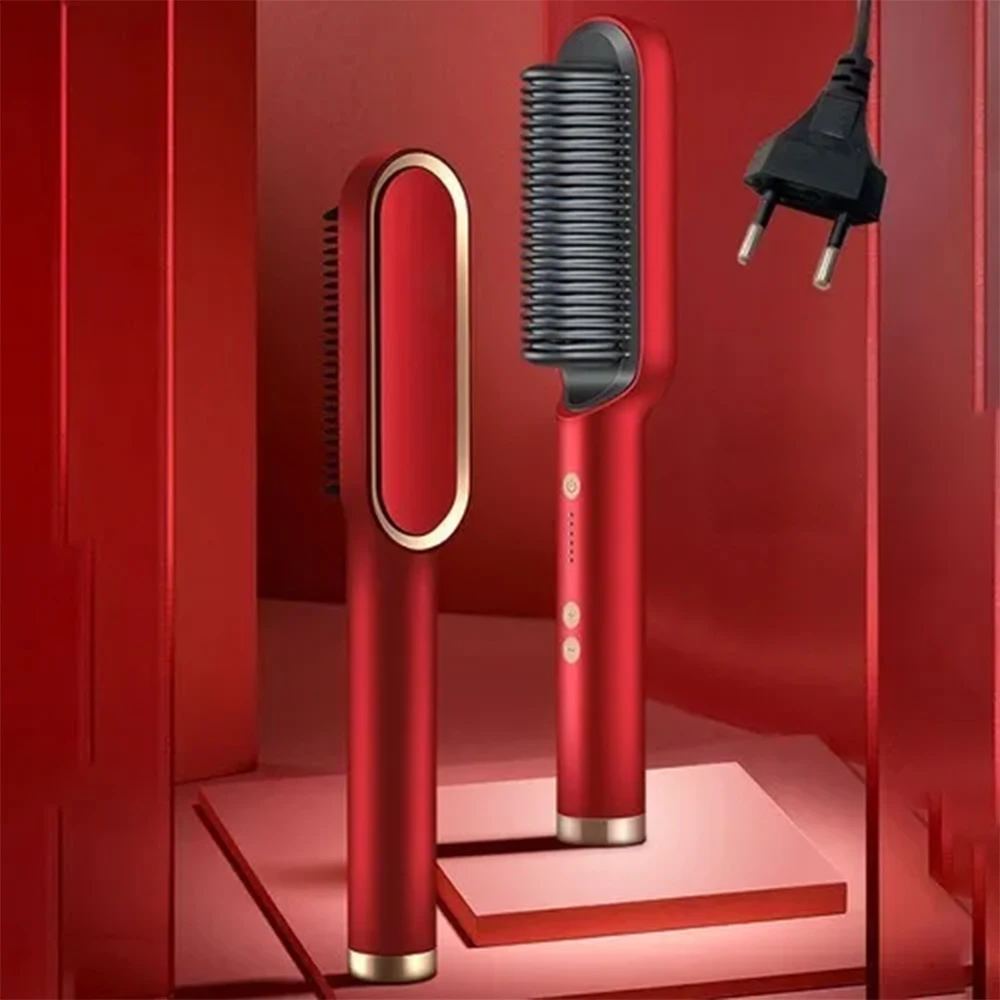 Straightening Heating Combs Men Beard Hair Straightener Ceramic Curler Professional Heated Comb Electric Hair Brush GH47
Straightening Heating Combs Men Beard Hair Straightener Ceramic Curler Professional Heated Comb Electric Hair Brush GH47