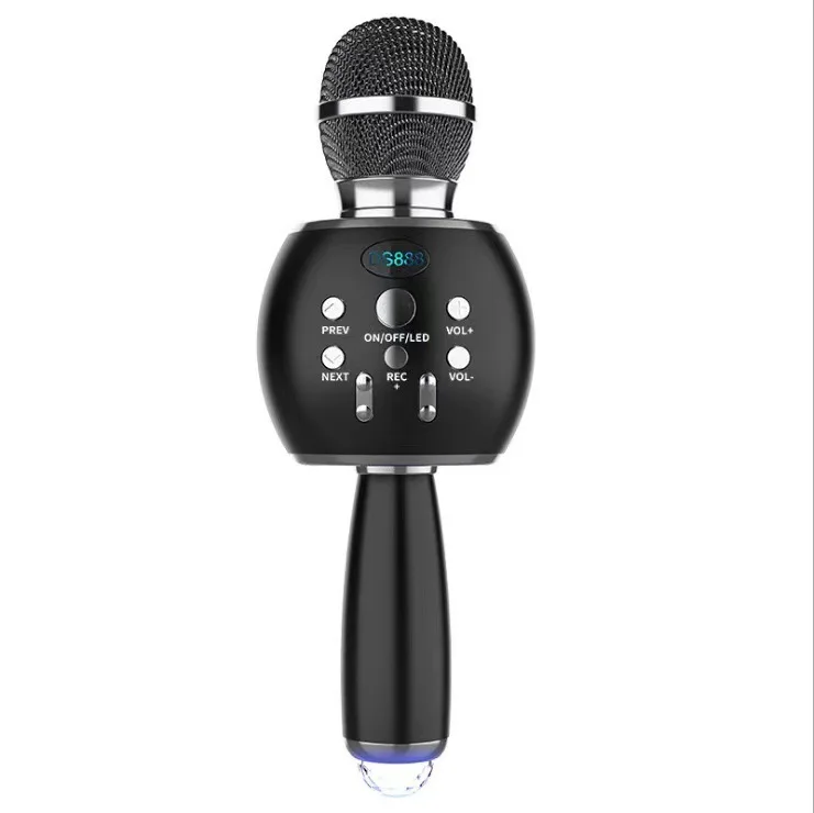 Новое поступление, портативный беспроводной микрофон K Song, перезаряжаемый Bluetooth ручной динамик, домашний KTV плеер с светодиодный цевальными ...
Новое поступление, портативный беспроводной микрофон K Song, перезаряжаемый Bluetooth ручной динамик, домашний KTV плеер с светодиодный цевальными ...