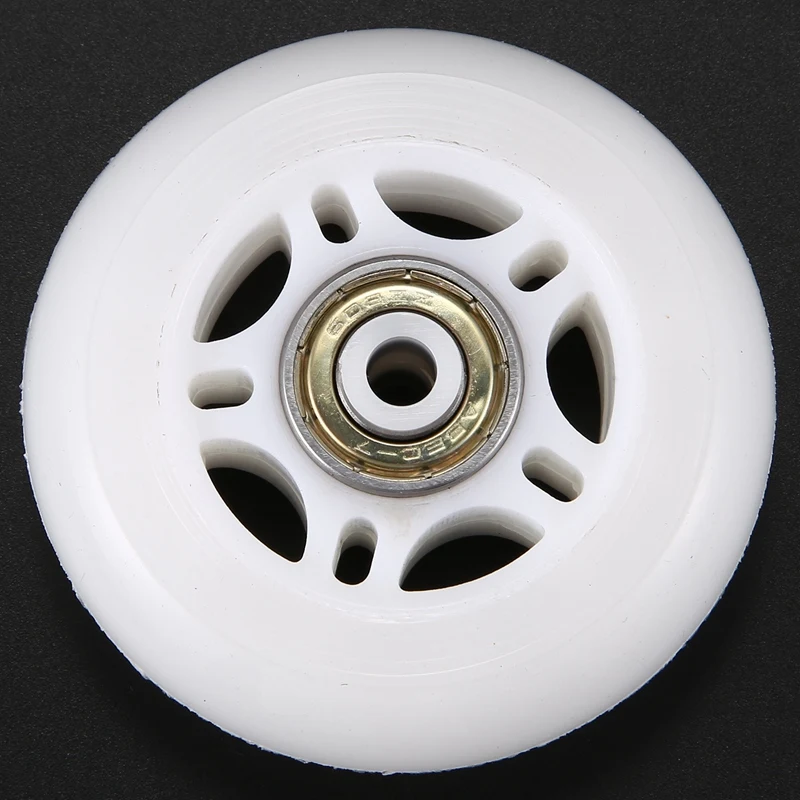 4 Pack Inline Skate Wheels Beginner's Roller Blades Replacement Wheel with Bearings 70mm White 
4 Pack Inline Skate Wheels Beginner's Roller Blades Replacement Wheel with Bearings 70mm White