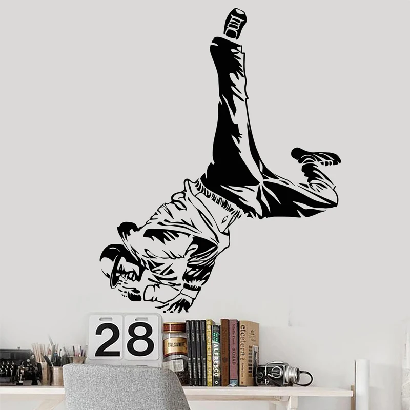Hip-Hop Wall Sticker Dancing Vinyl Decals Dancer Boy Home Decor Dancing Posture Art Mural Kids Bedroom Living Room Decoration
Hip-Hop Wall Sticker Dancing Vinyl Decals Dancer Boy Home Decor Dancing Posture Art Mural Kids Bedroom Living Room Decoration