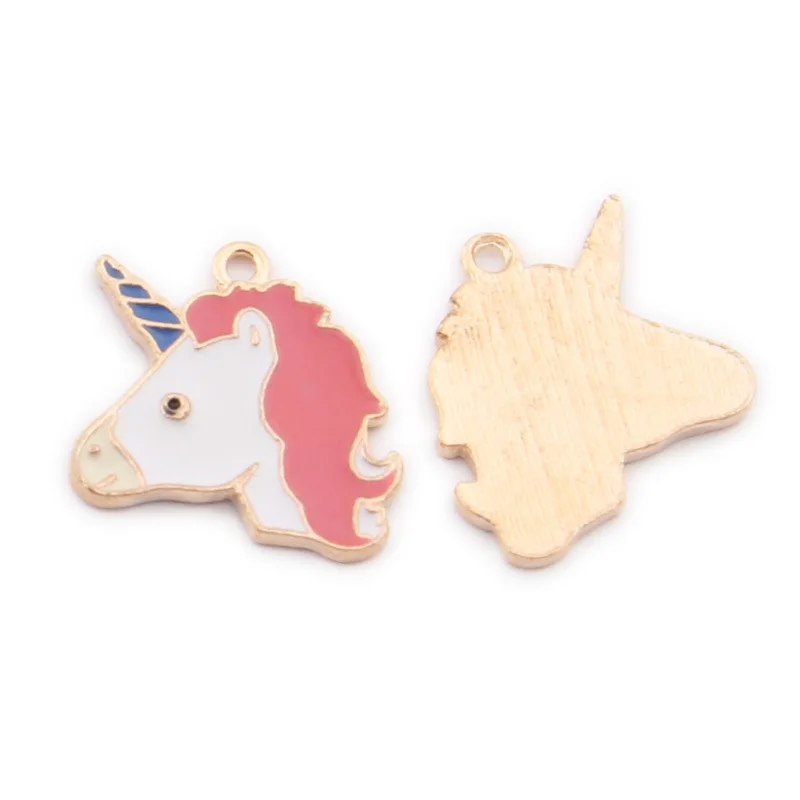 10pcs Unicorn head Enamel Pendant Animal Charms Fit Brands Necklace Bracelet Jewelry For Women
10pcs Unicorn head Enamel Pendant Animal Charms Fit Brands Necklace Bracelet Jewelry For Women