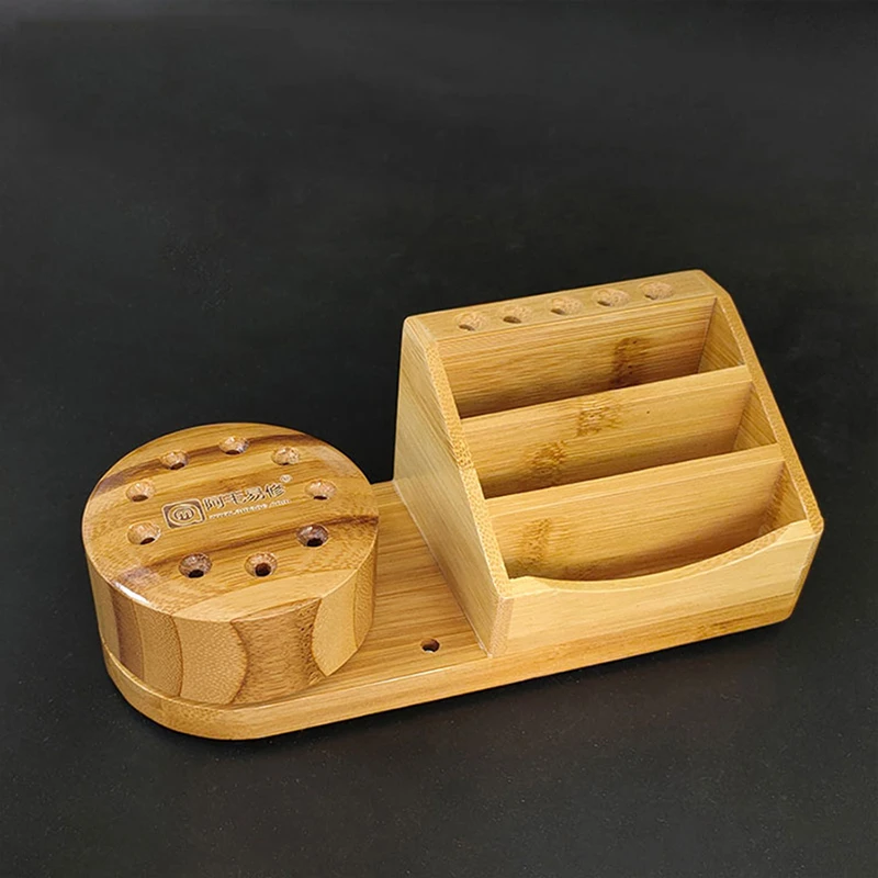 AMAO M62 Rotating Magnetic Screwdriver Wooden Craft 9-Port Storage Rack For Organizing Desktop Mobile Repair Tools
AMAO M62 Rotating Magnetic Screwdriver Wooden Craft 9-Port Storage Rack For Organizing Desktop Mobile Repair Tools