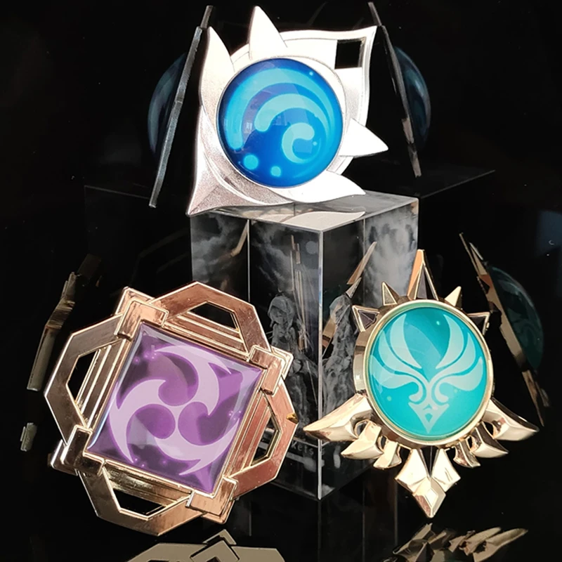 Genshin Impact Trinket Mondstadt Liyue Harbor Vision Of God Brooch pins Anime Accessories Bag Badge fans gifts
Genshin Impact Trinket Mondstadt Liyue Harbor Vision Of God Brooch pins Anime Accessories Bag Badge fans gifts
