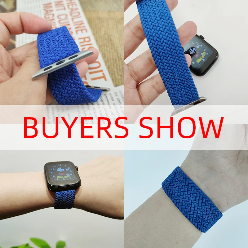 Braided Nylon Elastic Solo Loop For Apple Watch SE 6 Strap 44mm 40mm watchband for IWatch Serie 5 4 3 Belt Bracelet 38mm 42mm
Braided Nylon Elastic Solo Loop For Apple Watch SE 6 Strap 44mm 40mm watchband for IWatch Serie 5 4 3 Belt Bracelet 38mm 42mm