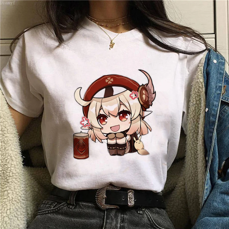 Japan Ganyu Genshin Impact Graphic T-shirt Kawaii Anime Harajuku Summer Woman TShirt Fashion Female Casual T Shirt
Japan Ganyu Genshin Impact Graphic T-shirt Kawaii Anime Harajuku Summer Woman TShirt Fashion Female Casual T Shirt