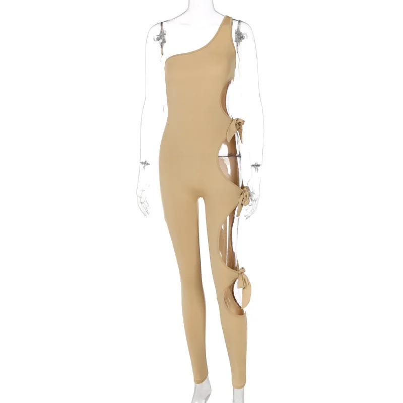 Donsignet Sexy Jumpsuit Clubwear Women 2021 Summer New Fashion Sexy Hollow Out Lace-up One Shoulder Slim Skinny Jumpsuit Women
Donsignet Sexy Jumpsuit Clubwear Women 2021 Summer New Fashion Sexy Hollow Out Lace-up One Shoulder Slim Skinny Jumpsuit Women