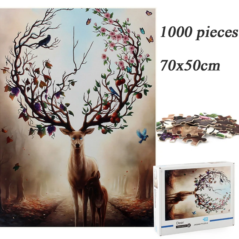 Пазл для взрослых 70x50 см, 1000 шт.
Пазл для взрослых 70x50 см, 1000 шт.