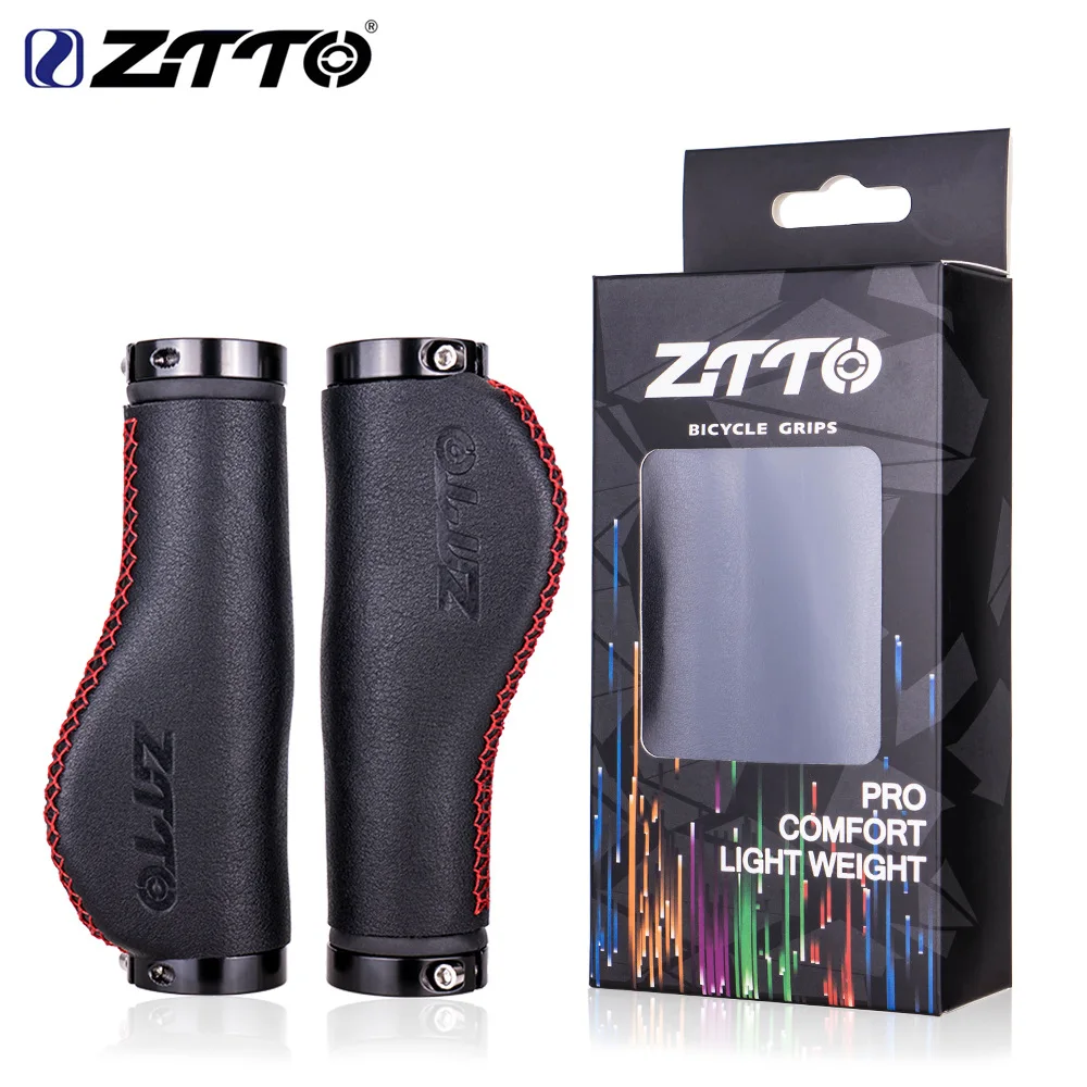 ZTTO MTB Bicycle Ergonomics leather grips Retro style well-matched with Titanium frame Hand stitch grips handle
ZTTO MTB Bicycle Ergonomics leather grips Retro style well-matched with Titanium frame Hand stitch grips handle