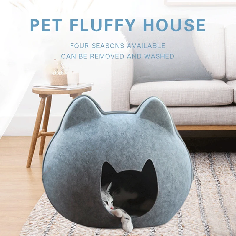 Removable Cat Bed Cave Sleeping Bag Pet House Nest Cat Basket With Cushion Felt Cloth Puppy Nest Cats Dog Sleeping Supplies
Removable Cat Bed Cave Sleeping Bag Pet House Nest Cat Basket With Cushion Felt Cloth Puppy Nest Cats Dog Sleeping Supplies