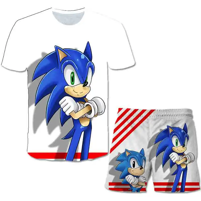Children's clothing Sonic 3D printing suit baby boy T-shirt 2-piece sports suit casual baby suit summer T-shirt and shorts 3-14t
Children's clothing Sonic 3D printing suit baby boy T-shirt 2-piece sports suit casual baby suit summer T-shirt and shorts 3-14t