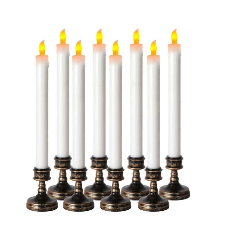 8PCS Led Flameless Window Candles Flickering Battery Operated Ivory LED Candles Table Christmas Elk Party Valentine's Decoration
8PCS Led Flameless Window Candles Flickering Battery Operated Ivory LED Candles Table Christmas Elk Party Valentine's Decoration