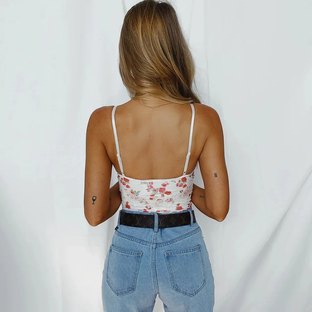 LAISIYI Fashion Lace Floral Sleeveless Sexy Bodysuits Women Tops Summer Straps Backless Bodysuit Party Club Romper Outfits
LAISIYI Fashion Lace Floral Sleeveless Sexy Bodysuits Women Tops Summer Straps Backless Bodysuit Party Club Romper Outfits