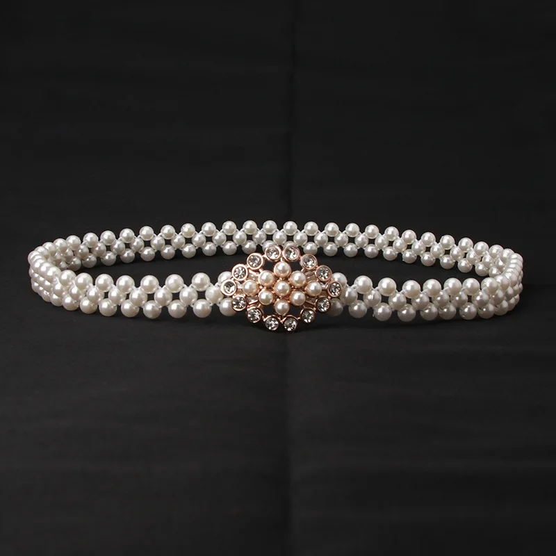 2021 new Women's pearl waist chain Korean version of rhinestone pearl decoration belt fashion sweet dress elastic belt women
2021 new Women's pearl waist chain Korean version of rhinestone pearl decoration belt fashion sweet dress elastic belt women