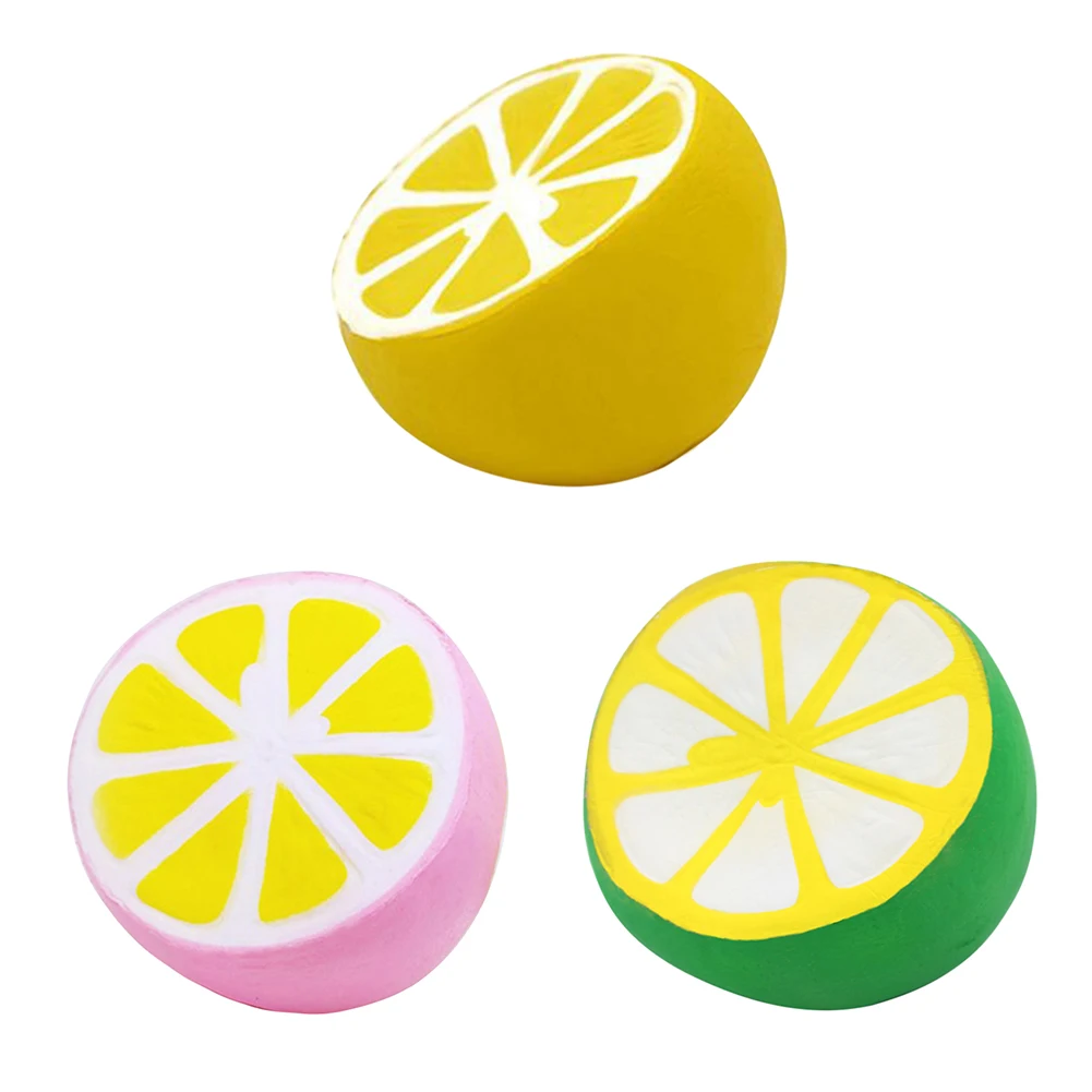 Simulation Fruit Lemon Scented Squeeze Toy Children Adults Anti-stress Slow Rising Vent Decompression PU Toy 10x10cm
Simulation Fruit Lemon Scented Squeeze Toy Children Adults Anti-stress Slow Rising Vent Decompression PU Toy 10x10cm