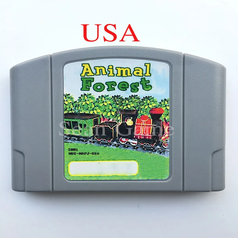 Американский картридж NTSC высокого качества с животными для игровой консоли 64