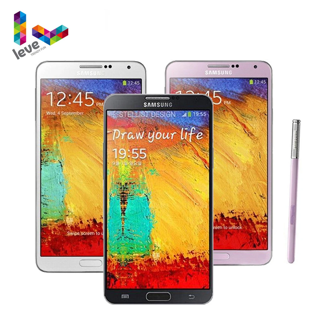 

Unlocked Samsung Galaxy Note 3 N9005 Mobile Phone 5.7" 3GB RAM 16GB&32GB ROM Quad Core 13MP 4G LTE Original Android Smartphone