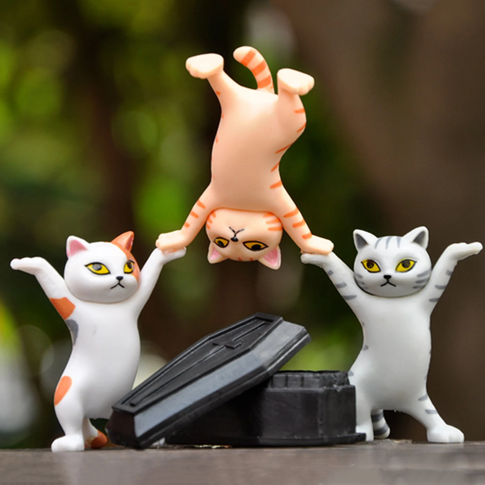 5Pcs/set Dancing Cat Japanese Cat Pen Holder Weightlifting Carrying Coffin Interesting Cat Dolls Creative Desktop Ornaments Home
5Pcs/set Dancing Cat Japanese Cat Pen Holder Weightlifting Carrying Coffin Interesting Cat Dolls Creative Desktop Ornaments Home